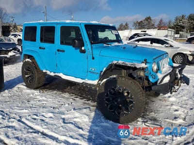 Czwarte zdjęcie samochodu z boku: 2017 JEEP WRANGLER UNLIMITED SAHARA VIN:1C4HJWEG8HL646910 - miniatura