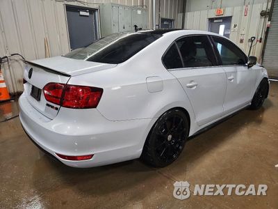 Trzecie zdjęcie samochodu z tyłu: 2012 VOLKSWAGEN JETTA GLI VIN:3VW567AJ4CM132066 - miniatura