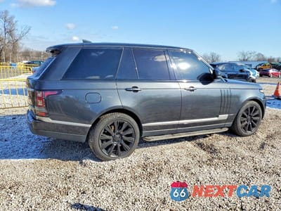 Trzecie zdjęcie samochodu z tyłu: 2017 LAND ROVER RANGE ROVER 3.0L V6 SUPERCHARGED VIN:SALGS2FV1HA372100 - miniatura