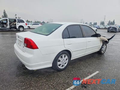 Trzecie zdjęcie samochodu z tyłu: 2004 HONDA CIVIC LX VIN:2HGES16504H620729 - miniatura