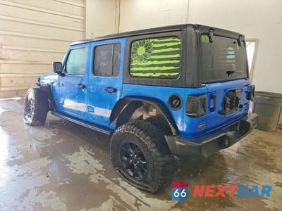 Drugie zdjęcie samochodu z przodu: 2021 JEEP WRANGLER UNLIMITED SPORT VIN:1C4HJXDNXMW803531 - miniatura