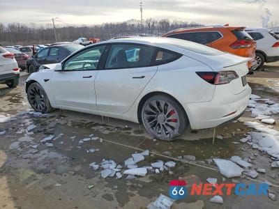 Drugie zdjęcie samochodu z przodu: 2022 TESLA MODEL 3 VIN:5YJ3E1EC1NF163806 - miniatura