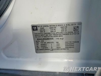 Zdjęcie 13 z 13 samochodu: 2018 CHEVROLET EQUINOX LT VIN:3GNAXJEV9JS551670 - miniatura