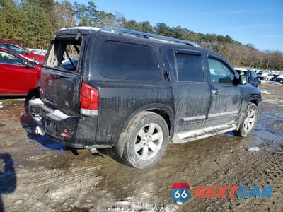 Trzecie zdjęcie samochodu z tyłu: 2012 NISSAN ARMADA SV VIN:5N1AA0NC0CN609614 - miniatura