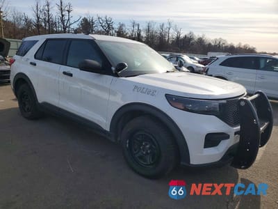Czwarte zdjęcie samochodu z boku: 2020 FORD EXPLORER POLICE INTERCEPTOR VIN:1FM5K8AW5LGC63111 - miniatura