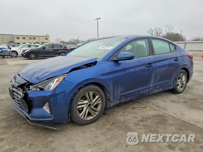 2019 HYUNDAI ELANTRA SEL 5NPD84LF3KH435439 - główne zdjęcie licytacji z USA - miniatura