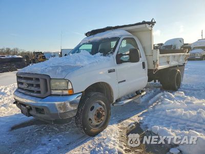 2002 FORD F450 SUPER DUTY DUMP TRUCK 1FDXF46F22EA18341 - główne zdjęcie licytacji z USA - miniatura