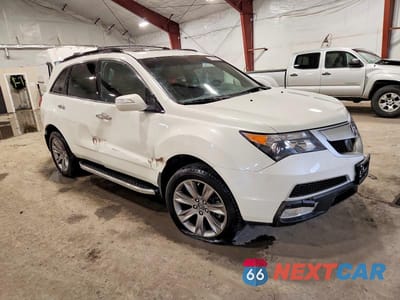 Czwarte zdjęcie samochodu z boku: 2012 ACURA MDX ADVANCE VIN:2HNYD2H61CH542701 - miniatura