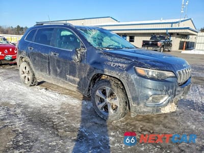 Czwarte zdjęcie samochodu z boku: 2019 JEEP CHEROKEE LIMITED VIN:1C4PJMDX6KD407150 - miniatura