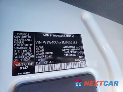 Zdjęcie 13 z 13 samochodu: 2021 MERCEDES-BENZ SPRINTER 2500 VIN:W1W40CHY8MT052188 - miniatura