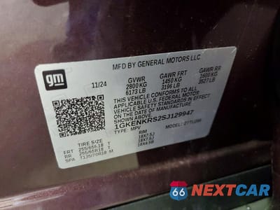 Zdjęcie 13 z 13 samochodu: 2025 GMC ACADIA ELEVATION VIN:1GKENKRS2SJ129947 - miniatura