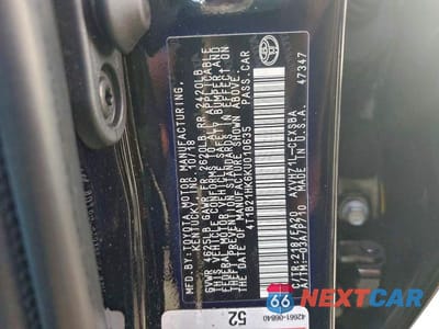 Zdjęcie 12 z 12 samochodu: 2019 TOYOTA CAMRY HYBRID VIN:4T1B21HK6KU010635 - miniatura