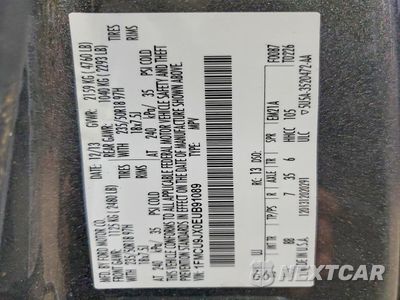 Zdjęcie 14 z 14 samochodu: 2014 FORD ESCAPE TITANIUM VIN:1FMCU9JX0EUB91089 - miniatura