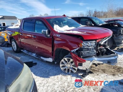 Czwarte zdjęcie samochodu z boku: 2022 CHEVROLET SILVERADO LTD K1500 LTZ VIN:3GCUYGED4NG184005 - miniatura