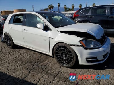 Czwarte zdjęcie samochodu z boku: 2015 VOLKSWAGEN GOLF VIN:3VW217AU7FM052356 - miniatura