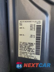 Zdjęcie 13 z 14 samochodu: 2017 NISSAN MAXIMA 3.5S VIN:1N4AA6AP0HC419286 - miniatura