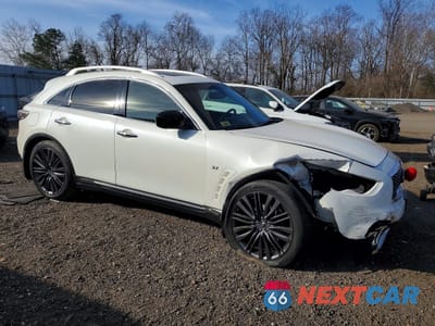 Czwarte zdjęcie samochodu z boku: 2017 INFINITI QX70 VIN:JN8CS1MW5HM412855 - miniatura