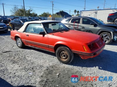 Czwarte zdjęcie samochodu z boku: 1984 FORD MUSTANG GLX VIN:1FABP273XEF127011 - miniatura