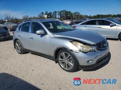 Czwarte zdjęcie samochodu z boku: 2012 INFINITI EX35 BASE VIN:JN1AJ0HR0CM450185 - miniatura