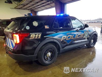 Trzecie zdjęcie samochodu z tyłu: 2022 FORD EXPLORER POLICE INTERCEPTOR VIN:1FM5K8AB4NGA02231 - miniatura