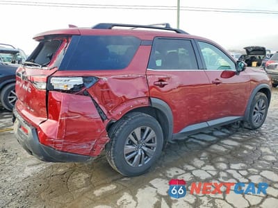 Trzecie zdjęcie samochodu z tyłu: 2022 NISSAN PATHFINDER SV VIN:5N1DR3BC2NC246646 - miniatura