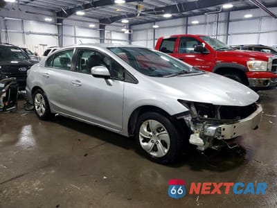 Czwarte zdjęcie samochodu z boku: 2013 HONDA CIVIC HYBRID VIN:19XFB4F23DE202073 - miniatura