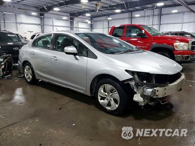 Czwarte zdjęcie samochodu z boku: 2013 HONDA CIVIC HYBRID VIN:19XFB4F23DE202073 - miniatura