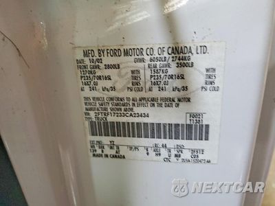 Zdjęcie 12 z 12 samochodu: 2003 FORD F150 VIN:2FTRF17233CA23434 - miniatura