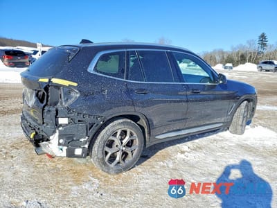 Trzecie zdjęcie samochodu z tyłu: 2020 BMW X3 XDRIVE30I VIN:5UXTY5C08LLT35037 - miniatura