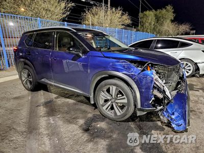 Czwarte zdjęcie samochodu z boku: 2021 NISSAN ROGUE SL VIN:JN8AT3CA7MW019539 - miniatura