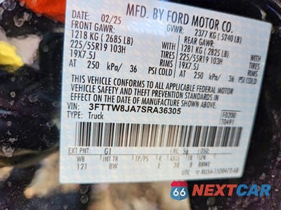Zdjęcie 13 z 13 samochodu: 2025 FORD MAVERICK XLT VIN:3FTTW8JA7SRA36305 - miniatura