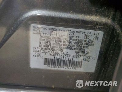 Zdjęcie 12 z 12 samochodu: 2017 NISSAN SENTRA S VIN:3N1AB7AP0HL716336 - miniatura