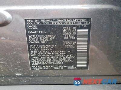 Zdjęcie 13 z 13 samochodu: 2016 NISSAN ROGUE S VIN:KNMAT2MV7GP626014 - miniatura