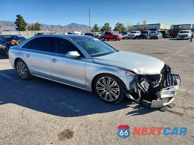 Czwarte zdjęcie samochodu z boku: 2011 AUDI A8 L QUATTRO VIN:WAURVAFD8BN017835 - miniatura