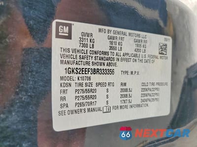 Zdjęcie 13 z 13 samochodu: 2011 GMC YUKON VIN:1GKS2EEF3BR333356 - miniatura