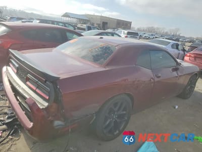 Trzecie zdjęcie samochodu z tyłu: 2022 DODGE CHALLENGER SXT VIN:2C3CDZAGXNH160394 - miniatura