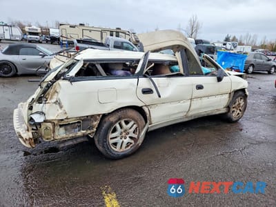 Trzecie zdjęcie samochodu z tyłu: 2003 SUBARU LEGACY OUTBACK AWP VIN:4S3BH675X37600686 - miniatura