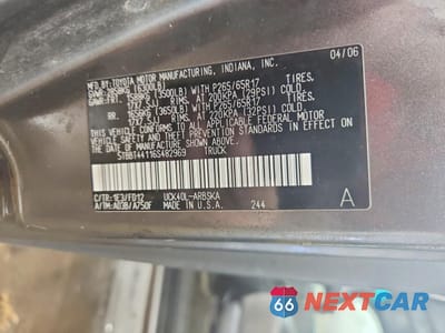 Zdjęcie 12 z 12 samochodu: 2006 TOYOTA TUNDRA SR5 VIN:5TBBT44116S482969 - miniatura
