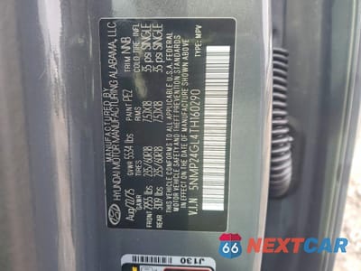 Zdjęcie 13 z 13 samochodu: 2026 HYUNDAI SANTA FE SEL VIN:5NMP24GL4TH160290 - miniatura