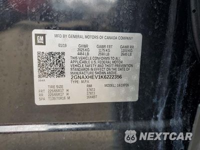 Zdjęcie 13 z 13 samochodu: 2019 CHEVROLET EQUINOX LS VIN:2GNAXHEV1K6222356 - miniatura