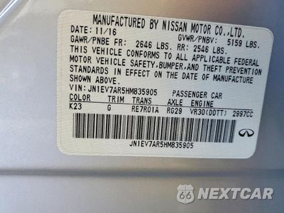 Zdjęcie 12 z 13 samochodu: 2017 INFINITI Q50 PREMIUM VIN:JN1EV7AR5HM835905 - miniatura