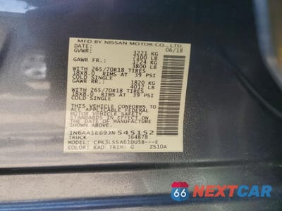 Zdjęcie 13 z 14 samochodu: 2018 NISSAN TITAN SV VIN:1N6AA1E69JN545152 - miniatura