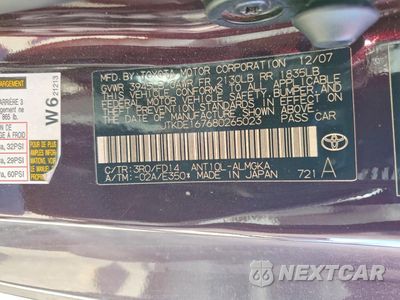 Zdjęcie 12 z 12 samochodu: 2008 TOYOTA SCION TC VIN:JTKDE167680265023 - miniatura