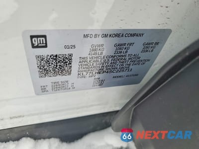 Zdjęcie 12 z 12 samochodu: 2025 CHEVROLET TRAX 1LT VIN:KL77LHEP4SC225711 - miniatura