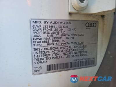 Zdjęcie 12 z 12 samochodu: 2018 AUDI Q7 PRESTIGE VIN:WA1VAAF75JD002294 - miniatura