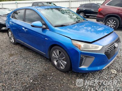 Czwarte zdjęcie samochodu z boku: 2017 HYUNDAI IONIQ LIMITED VIN:KMHC85LC4HU027498 - miniatura