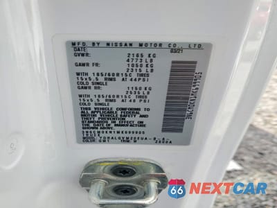 Zdjęcie 13 z 13 samochodu: 2021 NISSAN NV200 UTILITY / SERVICE VAN VIN:3N6CM0KN1MK699905 - miniatura