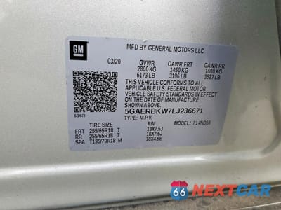 Zdjęcie 13 z 14 samochodu: 2020 BUICK ENCLAVE ESSENCE VIN:5GAERBKW7LJ236671 - miniatura