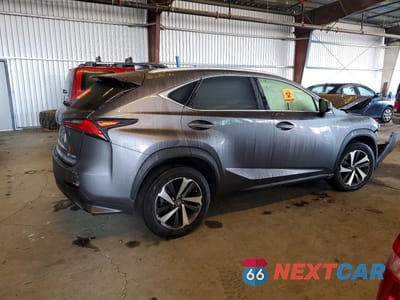 Trzecie zdjęcie samochodu z tyłu: 2019 LEXUS NX 300 BASE VIN:JTJBARBZ0K2187265 - miniatura