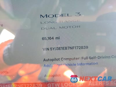 Zdjęcie 9 z 13 samochodu: 2022 TESLA MODEL 3 VIN:5YJ3E1EB7NF172839 - miniatura